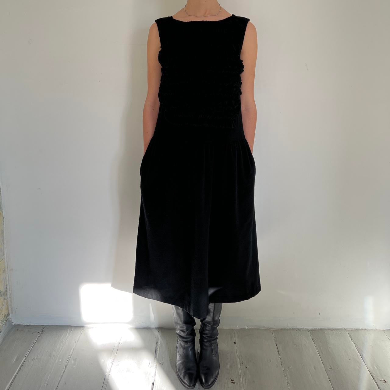 Robe De Chambre 1998 long wool dress