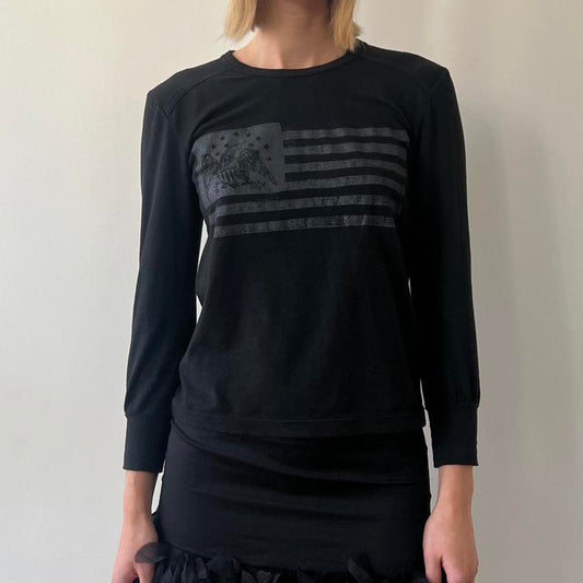 COSMIC WONDER black longsleeve top