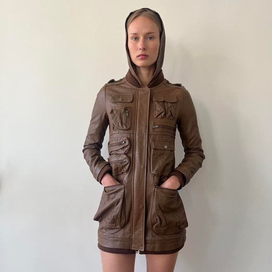 ENCHANTMENT...? brown soft lamb coat