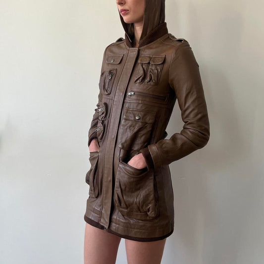 ENCHANTMENT...? brown soft lamb coat
