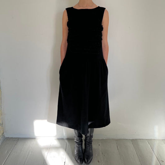 Robe De Chambre 1998 long wool dress