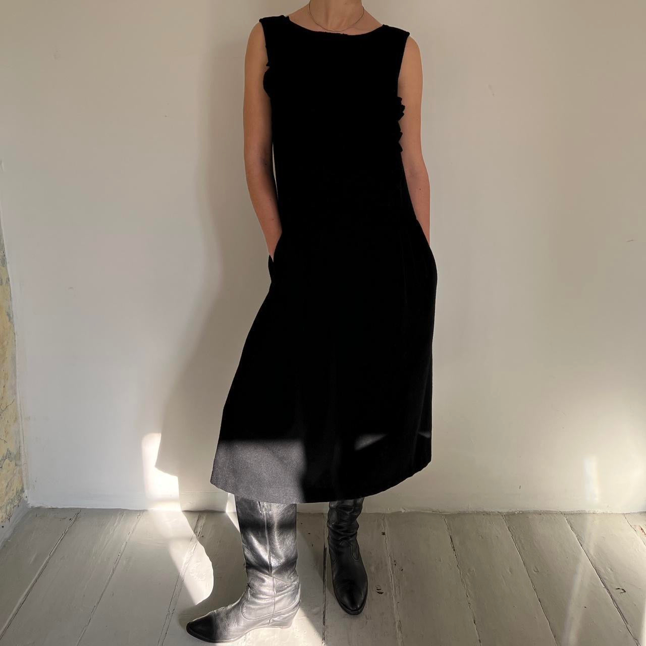 Robe De Chambre 1998 long wool dress
