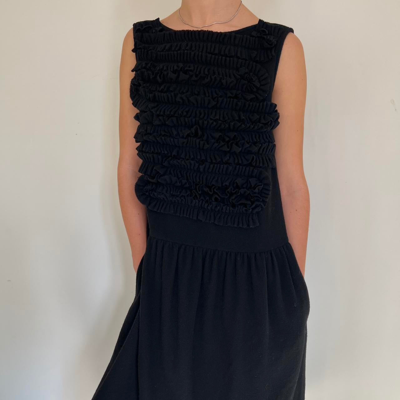 Robe De Chambre 1998 long wool dress