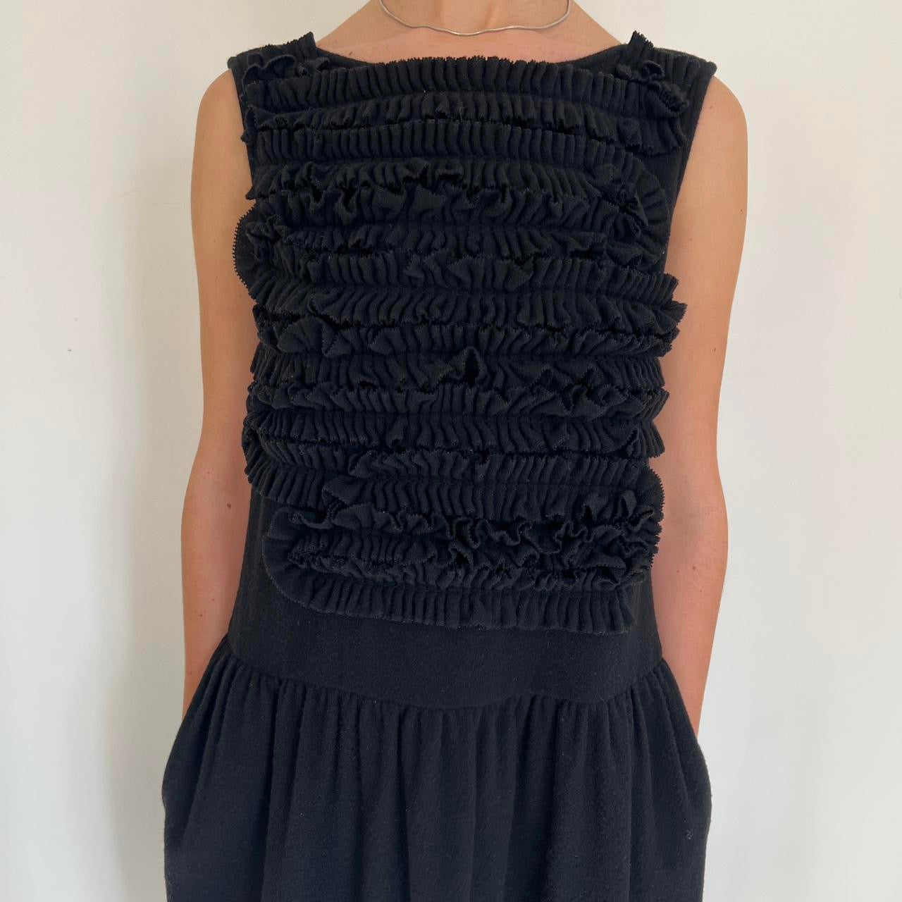 Robe De Chambre 1998 long wool dress